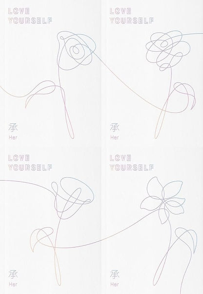 BTS - LOVE YOURSELF 承 [Her] [Random ver.] +Photobook+Photocard+Official Poster+Extra Photocard