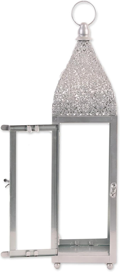 Accent Plus 57070912 Brilliant Candle Lantern, Gray