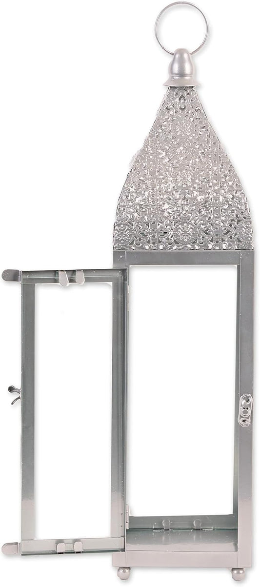 Accent Plus 57070912 Brilliant Candle Lantern, Gray