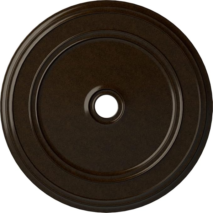 41 1/8"OD x 4"ID x 2 1/8"P Classic Ceiling Medallion (Fits Canopies up to 5 1/2"), Hand-Painted Bronze