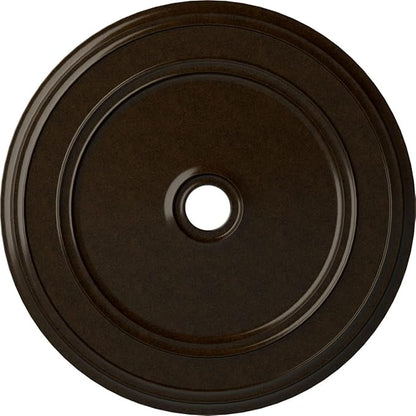41 1/8"OD x 4"ID x 2 1/8"P Classic Ceiling Medallion (Fits Canopies up to 5 1/2"), Hand-Painted Bronze