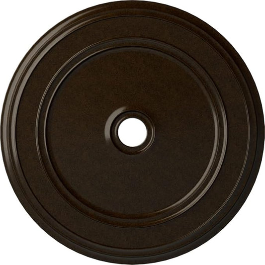 41 1/8"OD x 4"ID x 2 1/8"P Classic Ceiling Medallion (Fits Canopies up to 5 1/2"), Hand-Painted Bronze