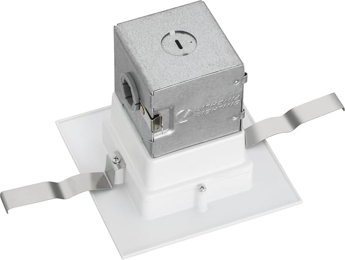 Lithonia Lighting 4JBK SQ 30K 90CRI MW M6 Canless Kit, Square, Matte White