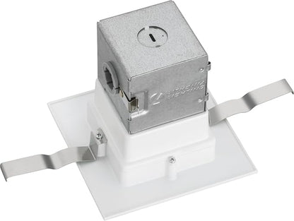 Lithonia Lighting 4JBK SQ 30K 90CRI MW M6 Canless Kit, Square, Matte White