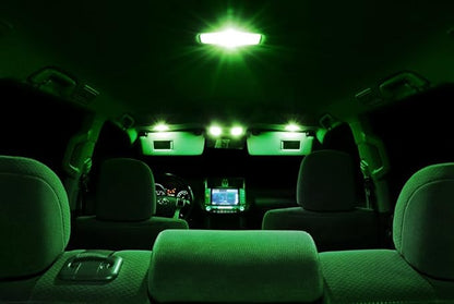 XtremeVision Interior LED for Nissan Murano 2009-2014 (10 Pieces) Green Interior LED Kit + Installation Tool
