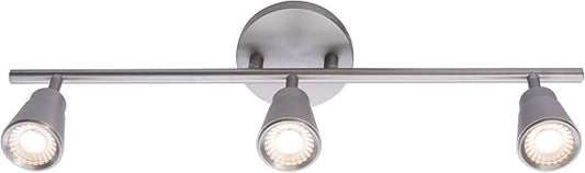WAC Lighting, Solo 3 Light LED Energy Star Fixed Rail 3000K in Brushed Nickel