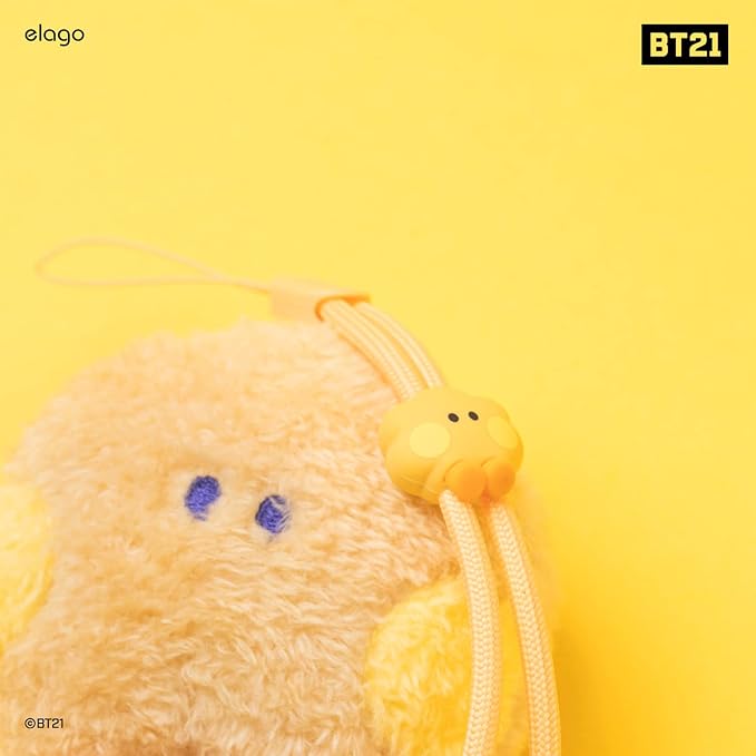 elago | LINE FRIENDS BT21 [OFFICIAL MERCHANDISE] Lanyard Wrist Strap, phone charm, keychain, Anti drop, Adjustable Button