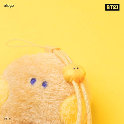 elago | LINE FRIENDS BT21 [OFFICIAL MERCHANDISE] Lanyard Wrist Strap, phone charm, keychain, Anti drop, Adjustable Button