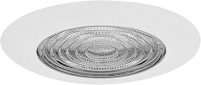 Nicor Lighting 17572 Lexan Shower with Fresnel Lens Trim for 17002A and 17003A 6-Inch IC,White