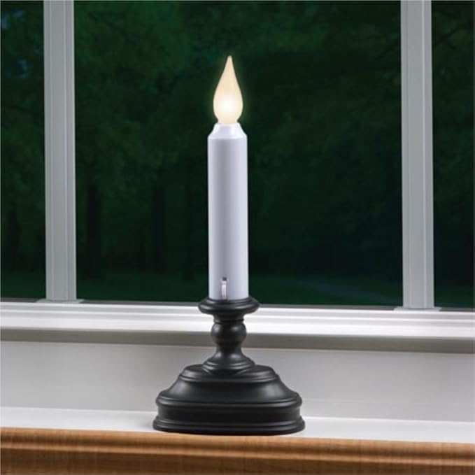 Xodus Innovations FPC1520A Battery Operated LED Window Candles with Dusk to Dawn Sensor, Aged Bronze/Black, (Pack of 6)