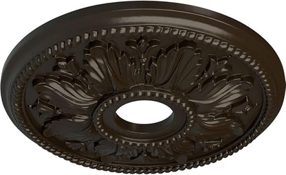 Ekena Millwork CM18ED1SHF Edinburgh Ceiling Medallion, Stone Hearth
