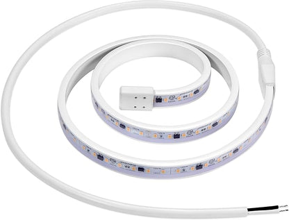 Maxxima 36 in. Hardwired LED Under Cabinet Strip Light, 1380 Lumens, 3000K Warm White, Kitchen and Living Room 120V White Cove Lighting, No Power Supply Needed