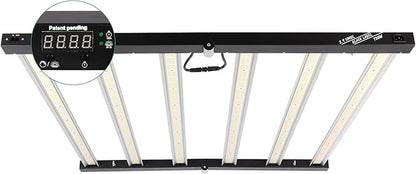 Lucius 720W LED Grow Light with Master Control Timer Sunrise Sunset, 2.9 μmol/J Full Spectrum Grow Lights for Indoor Plants with LED Display, LM281B Diodes Plant Growing Lamps for Seed Starting