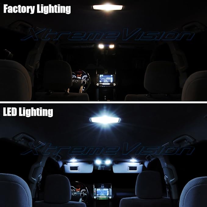 XtremeVision Interior LED for Nissan Murano 2009-2014 (10 Pieces) Cool White Interior LED Kit + Installation Tool