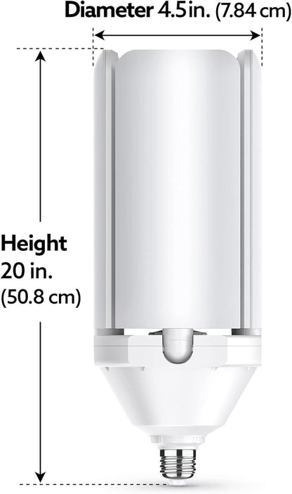 Feit Electric LED Garage Light, Multiple Adjustable Panels, E26 Base, Ideal for Garage, Workshop, Shed, 25,000-Hour Lifetime