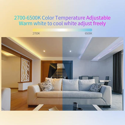 BTF-LIGHTING Tuya Zigbee 3.0 C02Z LED Controller Support CCT 3 pin (+V CW WW) PWM FCOB COB SMD Light Strip Compatible with Echo Plus/4th Gen Philip Gateway DC5V/DC12V/DC24V Max 15A