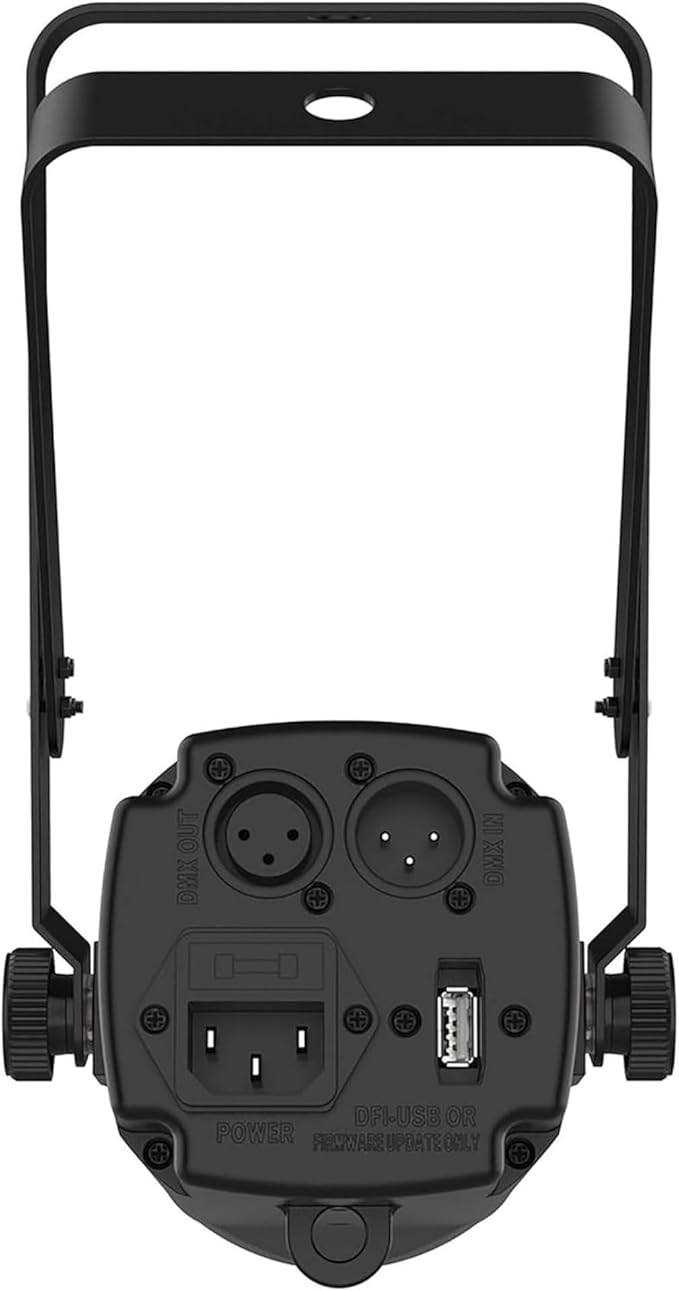 CHAUVET DJ – PinSpot Q1Z ILS Compact LED Pinspot Light | 20W RGBW Quad-Color, Manual Zoom, OLED Display | ILS Instant Light Shows | IRC-6 Remote & ILS Command Compatible | DMX Control
