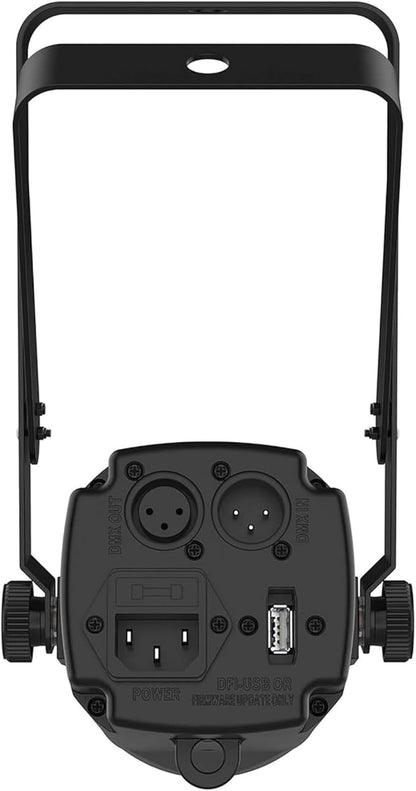 CHAUVET DJ – PinSpot Q1Z ILS Compact LED Pinspot Light | 20W RGBW Quad-Color, Manual Zoom, OLED Display | ILS Instant Light Shows | IRC-6 Remote & ILS Command Compatible | DMX Control