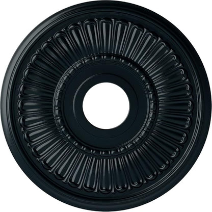 Ekena Millwork CM16MLNSF 16"OD X 3 5/8"ID X 3/4"P Melonie Ceiling Medallion Fits Canopies Up to 6 3/8", Night Shade