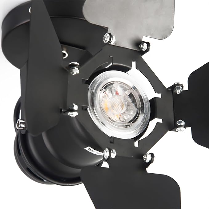 GU10 L19 * W17cm Mini Loft Spotlight Ceiling Lights Industrial Track Light Surface Mounted Retro Lamps Downlighting