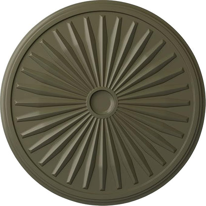Ekena Millwork CM33LEPTF Leandros Ceiling Medallion, 33-1/8" x 3-1/2" x 1-3/8", Painted Turtle