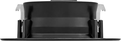 Maxxima 4 in. 5 CCT Retrofit Recessed LED Downlight, 800 Lumens, with E-26 Quick Connect, Color Selectable 2700K-5000K (2700K/3000K/3500K/4000K/5000K), Dimmable, Black Trim