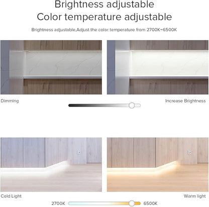 BTF-LIGHTING Tuya Zigbee 3.0 C02Z LED Controller Support CCT 3 pin (+V CW WW) PWM FCOB COB SMD Light Strip Compatible with Echo Plus/4th Gen Philip Gateway DC5V/DC12V/DC24V Max 15A
