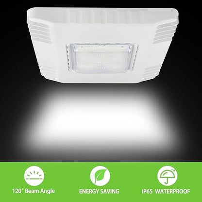 LED Canopy Gas Station Light, 150W 21000LM Surface Mount LED Carport Ceiling Light 5700K (600W HID/HPS Equivalent), 100-277V IP65 UL Listed