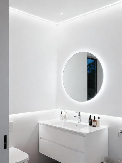 10Ft Rope Light Indoor Tape Lights LED Strip Lights for Vanity Mirror Bedroom with Dimmer Control for Kitchen, Cabinet, Shelf, Super Bright Flexible Cuttable Under Cabinet Lighting Counter