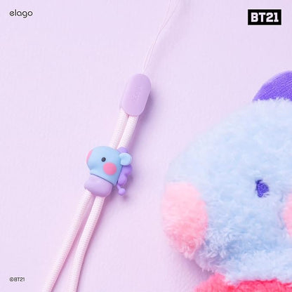 elago | LINE FRIENDS BT21 [OFFICIAL MERCHANDISE] Lanyard Wrist Strap, phone charm, keychain, Anti drop, Adjustable Button