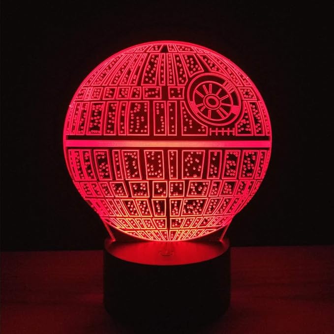 3D Illusion Platform Night Lights Touch Switch 7 Color Change USB Power LED Desk Lamp for Home Decorations or Holiday Gifts