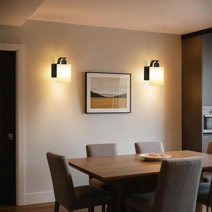 iThird 1 Pack Battery Operated Wall Sconces Lights: 6000mAh Rechargeable Wall Lights with Remote Control, Dimmable LED Wall Lamp Indoor, Black Wireless Scone Lighting for Bedroom Living Room Bathroom
