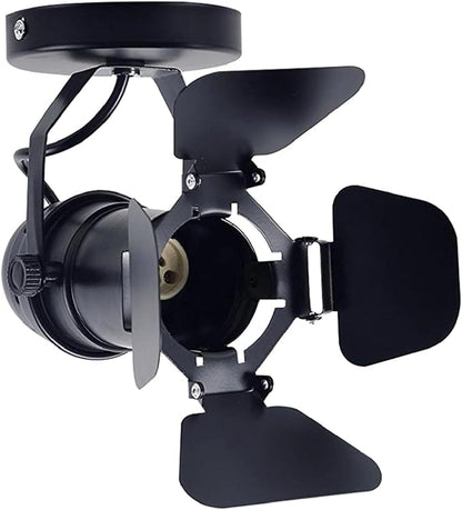 GU10 L19 * W17cm Mini Loft Spotlight Ceiling Lights Industrial Track Light Surface Mounted Retro Lamps Downlighting