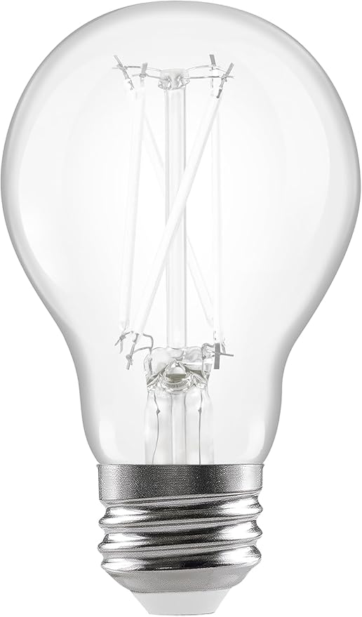 Sylvania Black Light LED Light Bulb, 7W, A19, Medium Base, Clear - 1 Pack (42560)