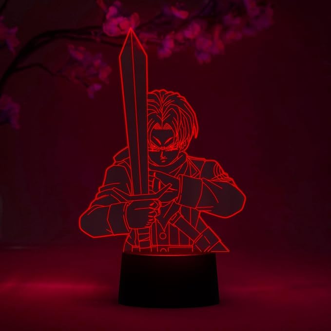 Otaku Lamps Trunks Dragon Ball Super – Anime Lamp Figure Night Light, 16 Color RGB LED – Remote, 3D Anime Room Décor Gift for Otaku