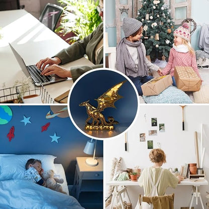 3D Wooden Animal Carving LED Night Light, Wood Carving Light, Modern Home Decoration, Decorative Tables, Cabinets, Living Rooms, Bedrooms, Offices, Farmhouses, Bookshelves, Perfect Holiday Gifts
