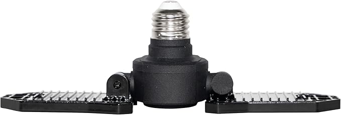 GT-Lite 3000 Lumens LED Garage Light, 300-Watt Equivalent, 5000K Daylight, E26 Base, Adjustable Panels,1 Pack