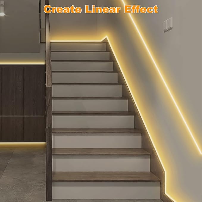 Tatazone Smart White COB Led Strip Light with App and Remote, 32.8ft 4000K Bright WiFi COB Light Strip Compatible with Alexa and Google, Dimmable Indoor Led Lights for Room, Cabinet