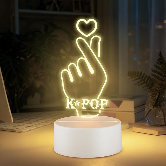 K-POP Decorative Night Light, Music-Themed Gift Crafted for K-POP Fans Choice Holiday Gifting