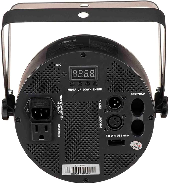 Low-profile, high-output tri-color (RGB) LED Par compatible with ILS