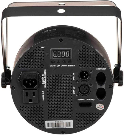 Low-profile, high-output tri-color (RGB) LED Par compatible with ILS