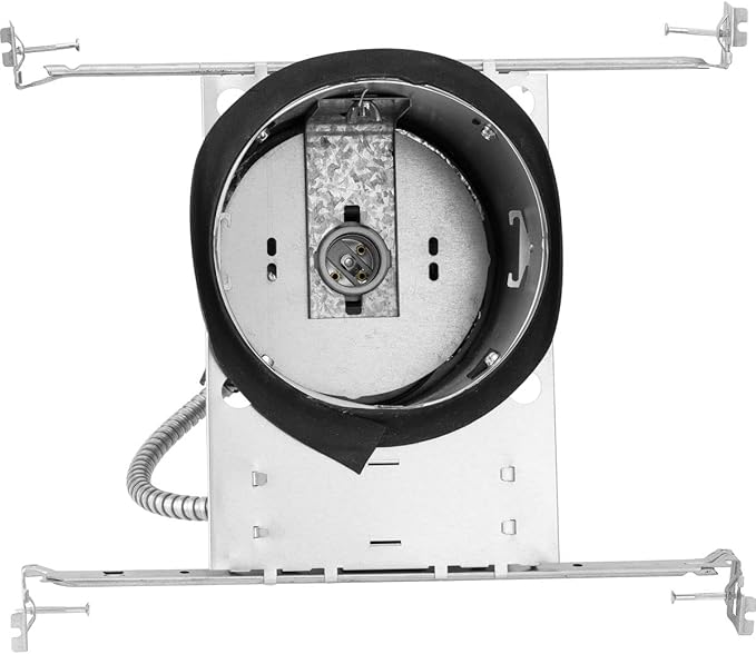 Progress Lighting P806N-N-MD-ICAT 6" Recessed New Construction Housing with Quick Link Connector 6" Trim