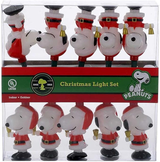 Kurt Adler UL 10-Light Santa Suit Snoopy Light Set