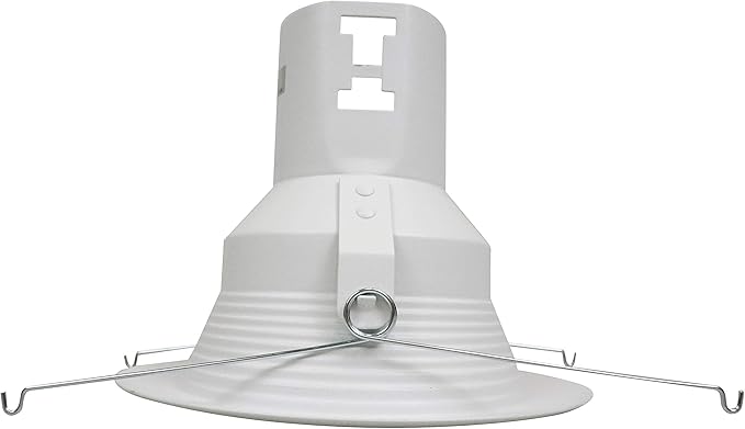 NICOR Lighting 5 inch White Recessed Baffle Trim (15511)