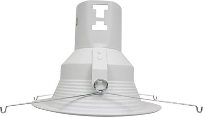 NICOR Lighting 5 inch White Recessed Baffle Trim (15511)