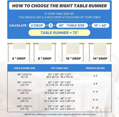 Artoid Mode Light Coffee Farmhouse Woven Rustic Hollow Table Runner, Seasonal Holiday Hollow Kitchen Dining Table Decoration for Home Party Decor 12x48 Inch
