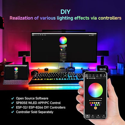 BTF-LIGHTING UL Listed RGBW LED Strip Lights,5050 4 Colors in 1 RGB + 6000K-7000K Cool White,24V DC,16.4ft/5m 60LEDs/m 12mm Black PCB, IP65 Waterproof for Home Decoration(No Adapter or Controller)