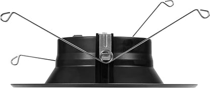 Maxxima 5 in. & 6 in. 5 CCT Retrofit Recessed LED Downlight - 1100 Lumens, E-26 Quick Connect, 5 CCT 2700K/3000K/3500K/4000K/5000K, Dimmable, Ceiling Light Fixture for Kitchen or Hallway, Black Trim