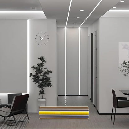 BTF-LIGHTING FCOB COB 5mm Width UL Listed Super Narrow Flexible Uniform Light LED Strip 16.4FT DC12V 6000K CRI 90+ Dimmable LED Ribbon for Kitchen Home Indoor Decoration(No Adapter or Controller)