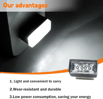 4PCS Car Interior Mood Lighting, Ambient Lighting Car, USB Light, USB Led, Durable, Lightweight and Convenient, Suitable for All Devices with USB Ports (White)